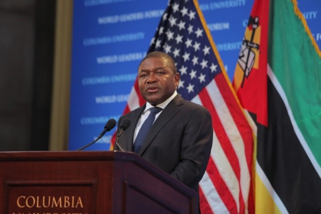President Filipe Jacinto Nyusi of the Republic of Mozambique