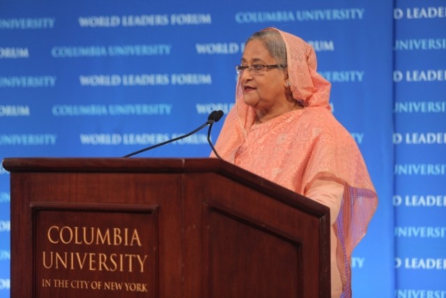 Prime Minister Sheikh Hasina of the Government of Bangladesh